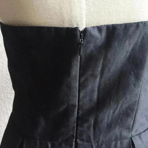 Robbie Bee Black Strapless Floral Dress - Picture 7 of 7